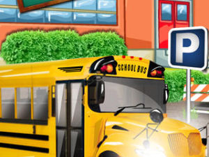 Школьный автобус - бесплатные парковочные игры screenshot