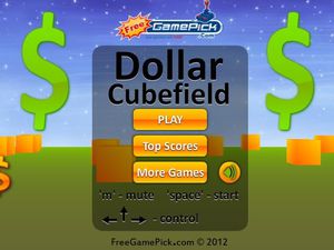 Dollar Cubefield screenshot