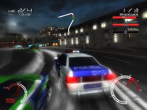 Racers vs Police video