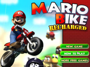 Марио велосипед video