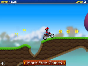 Марио велосипед screenshot