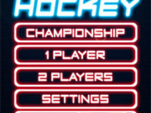 Неоновый хоккей  screenshot