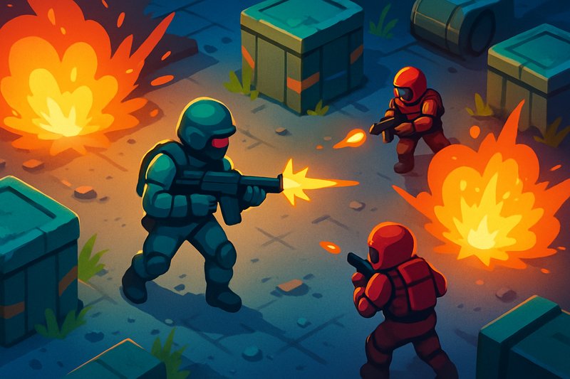 Descubra Battle Zone 2D: A Experiência Definitiva de Tiro de Cima para Baixo