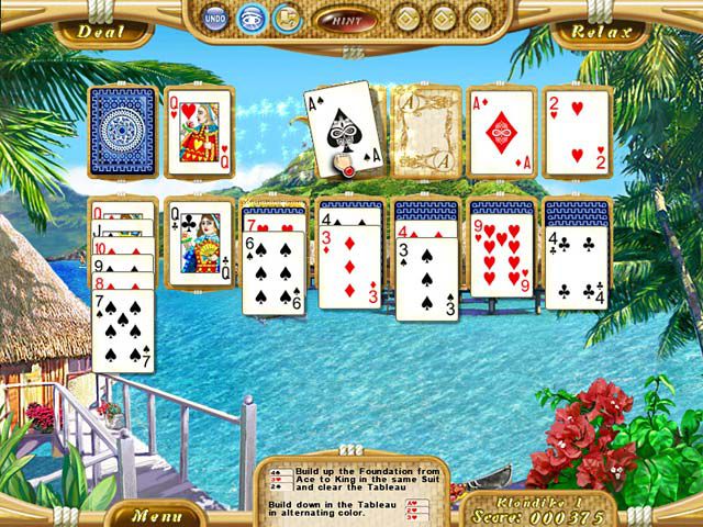 Dream Vacation Solitaire - Screenshot 1