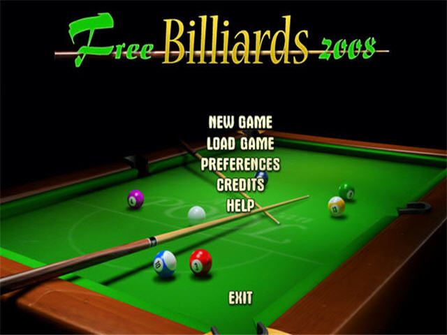 Free Billiards 2008 - Screenshot 1