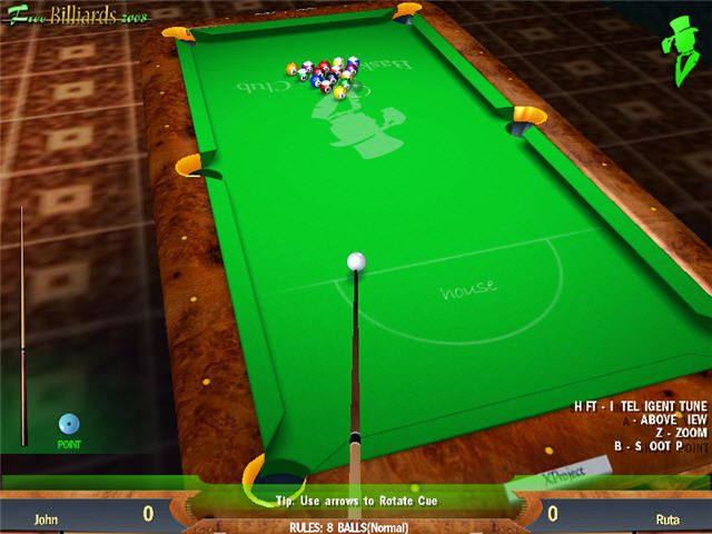 Free Billiards 2008 - Screenshot 2