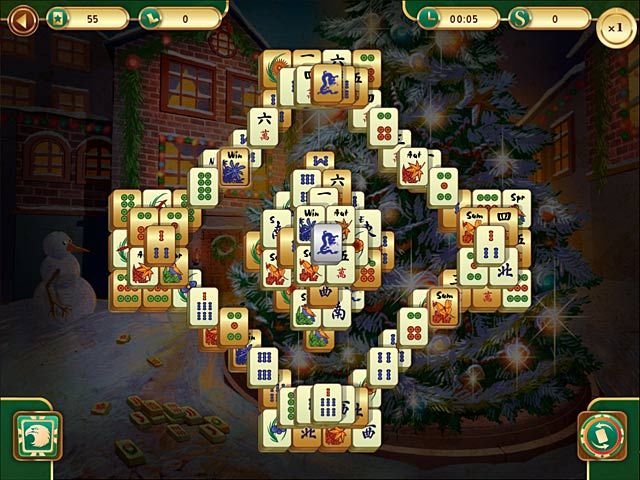 Christmas Mahjong - Screenshot 1